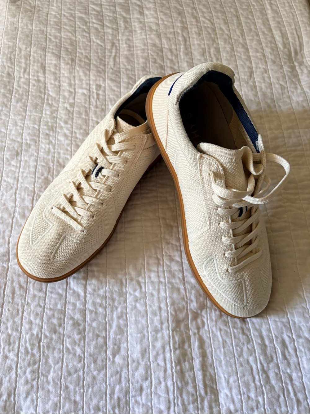 Rothy’s The RS01 Sneaker Bone Mens Shoe Comfort Knit Size 9